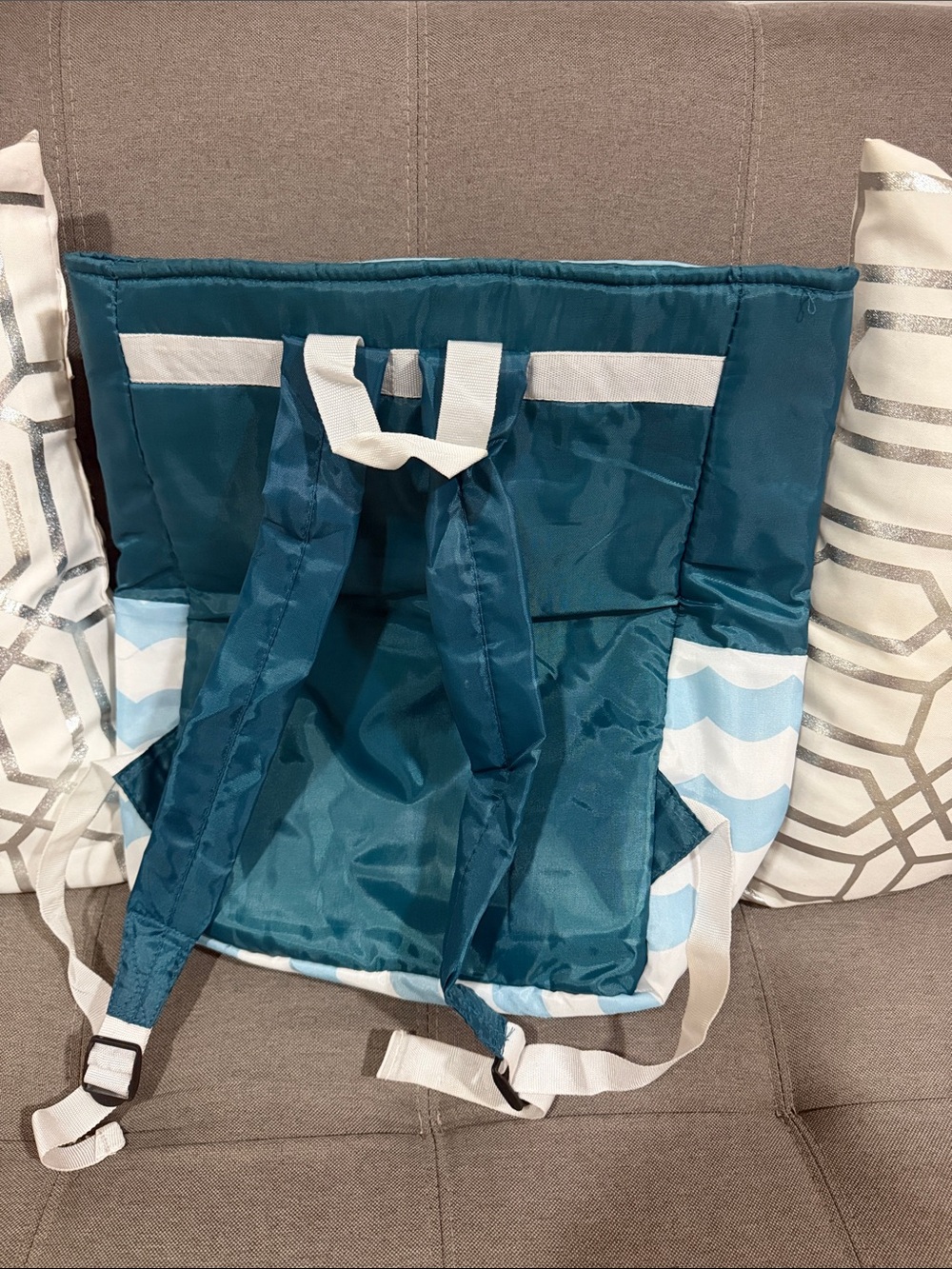 Teal Women's Lightweight Tote Backpack - Unbranded